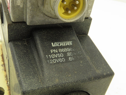 Vickers PA5DG4S4LW 010B B6OLH Hydraulic Directional Control Solenoid Valve 120V