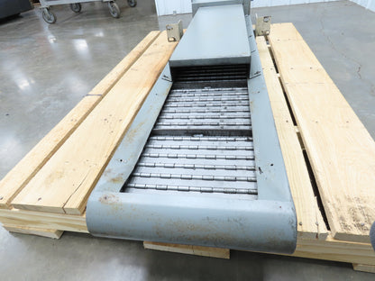 Hennig 8' 6" Chip Conveyor 16"W x 64" Infeed 19"H Discharge 230/460V 3PH