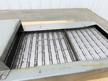 Hennig 8' 6" Chip Conveyor 16"W x 64" Infeed 19"H Discharge 230/460V 3PH