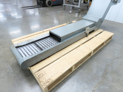 Hennig 8' 6" Chip Conveyor 16"W x 64" Infeed 19"H Discharge 230/460V 3PH