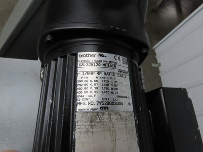 Hennig 8' 6" Chip Conveyor 16"W x 64" Infeed 19"H Discharge 230/460V 3PH