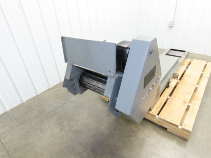 Hennig 8' 6" Chip Conveyor 16"W x 64" Infeed 19"H Discharge 230/460V 3PH