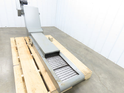 Hennig 8' 6" Chip Conveyor 16"W x 64" Infeed 19"H Discharge 230/460V 3PH