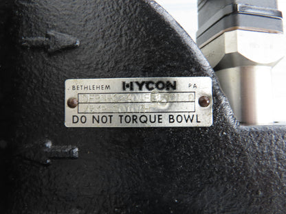 Hycon DFBNHC240AFE10C1.0/BYP-S0107H Hydraulic Filter 4-Bolt w/Indicator VD5-C.0