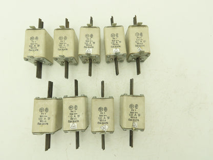 CSN354715 Fuse 100A TF High Speed 500V 100kA Lot of 9
