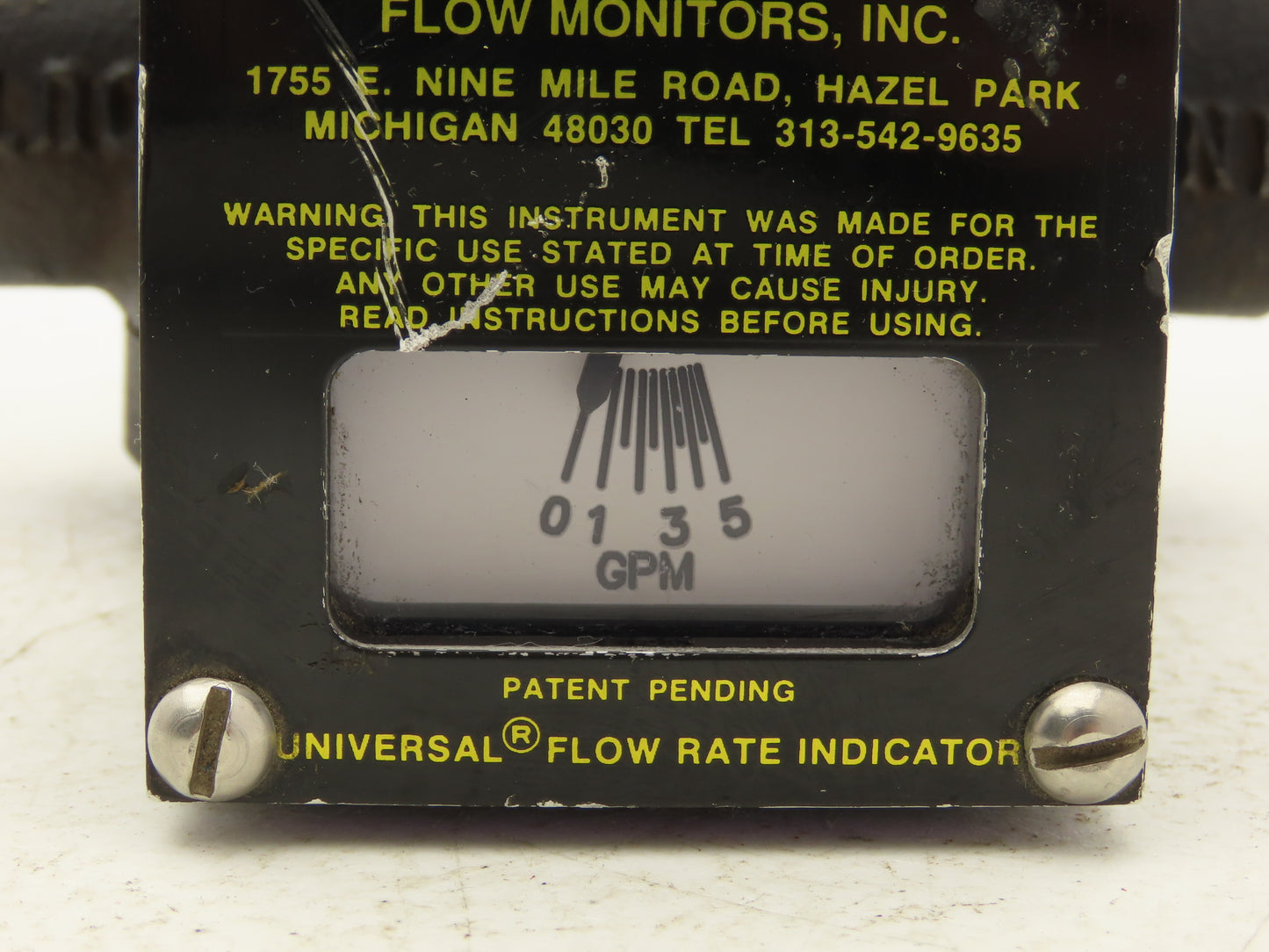 UFM LP-CBMSF5GM-4L-32V1.0-M3WR-PC4M-C-1D Flow Meter 1/2" NPT 0-5GPM