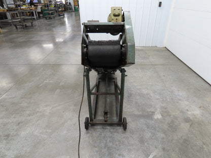 84"L Adj Incline Portable Parts Conveyor 10" Cleated Belt 115/230V 1PH 70FPM