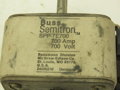 Bussmann Cooper SPP-7E700 Buss Semitron Fuse 700 Amp 700 Volt Lot of 2