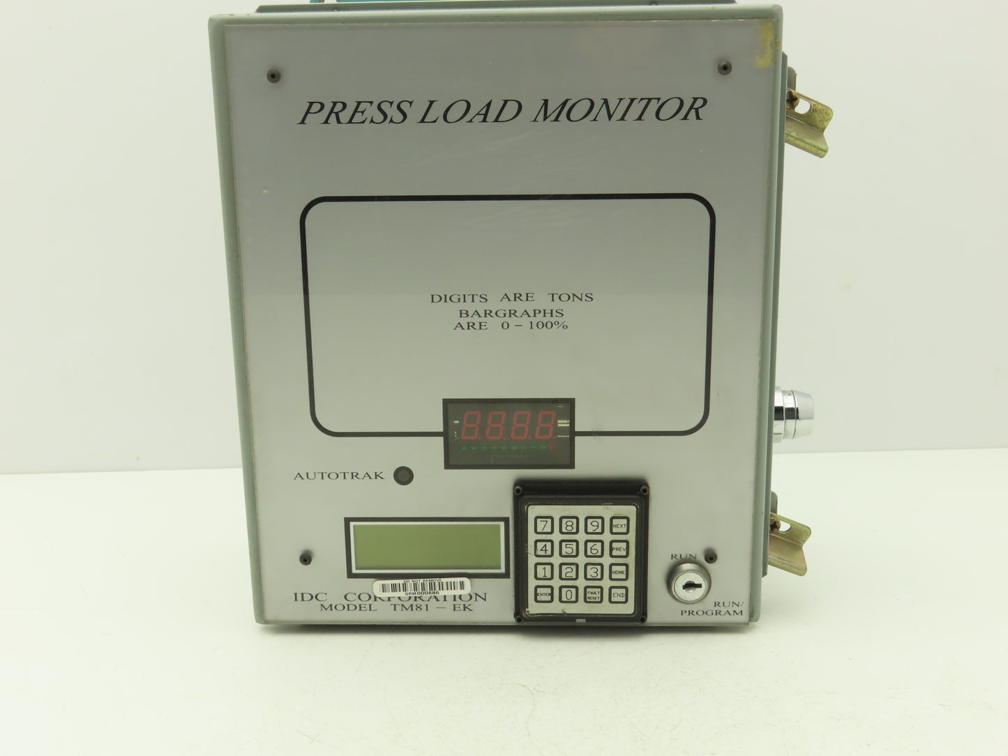 IDC TM81-EK Press Load Monitor Control Panel 120VAC