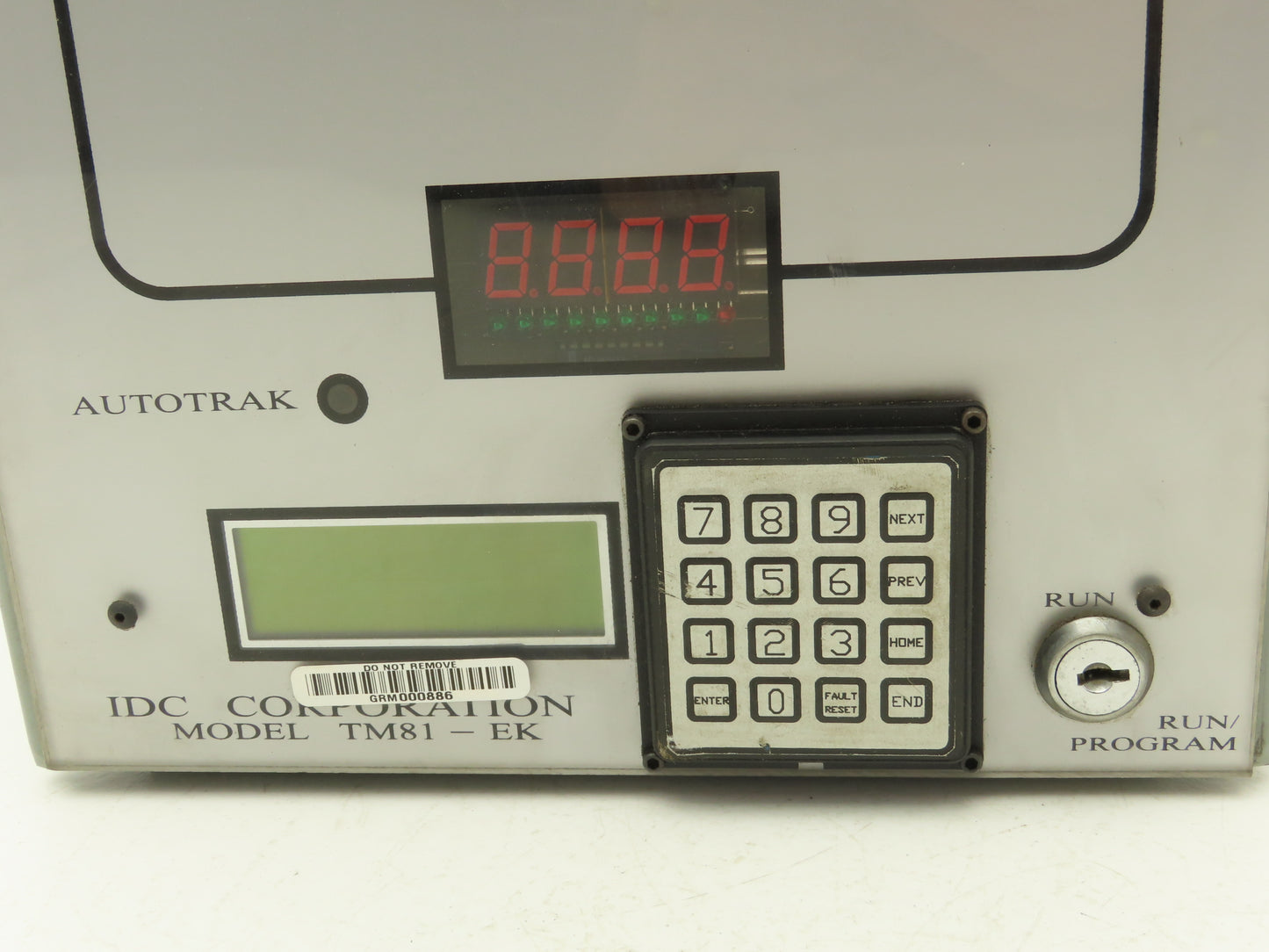 IDC TM81-EK Press Load Monitor Control Panel 120VAC