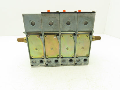 MAC 82A-AA-CKB-TM-DFFP-1DA 4 Station Solenoid Valve Assy Missing 1 Solenoid 24V