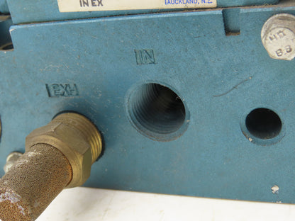 MAC 82A-AA-CKB-TM-DFFP-1DA 4 Station Solenoid Valve Assy Missing 1 Solenoid 24V