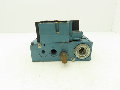 MAC 82A-AA-CKB-TM-DFFP-1DA 4 Station Solenoid Valve Assy Missing 1 Solenoid 24V