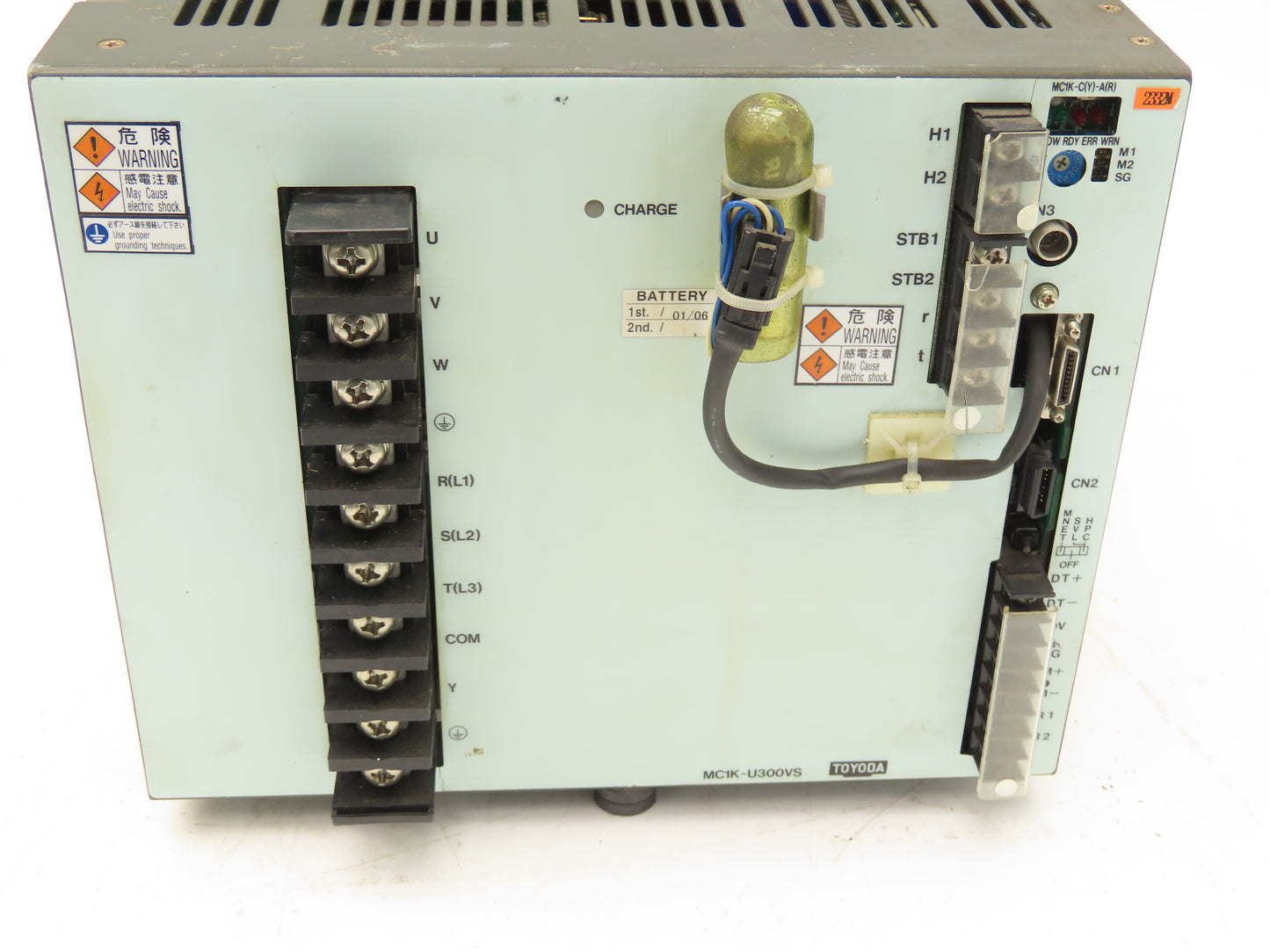 Toyoda MC1K-U300VS Servo Amplifier Motion Controller 200VAC Sanyo Denki