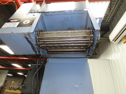 Turbo Chip Conveyor 16"W x 60" Infeed 40-43"H 230/460V 3PH Variable Speed 8'L