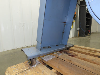 Turbo Chip Conveyor 16"W x 60" Infeed 40-43"H 230/460V 3PH Variable Speed 8'L