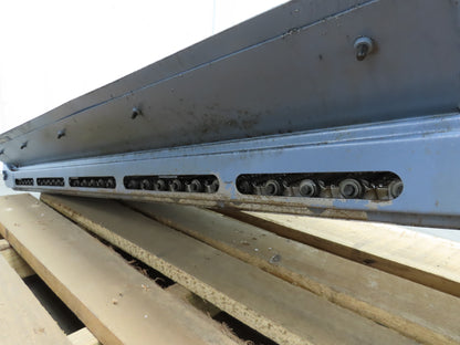 Turbo Chip Conveyor 16"W x 60" Infeed 40-43"H 230/460V 3PH Variable Speed 8'L