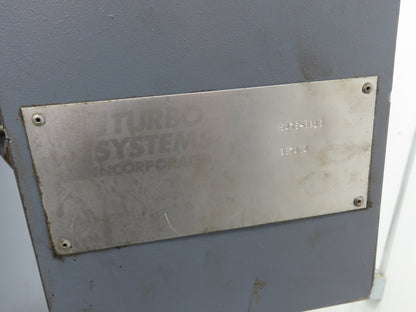 Turbo Chip Conveyor 16"W x 60" Infeed 40-43"H 230/460V 3PH Variable Speed 8'L