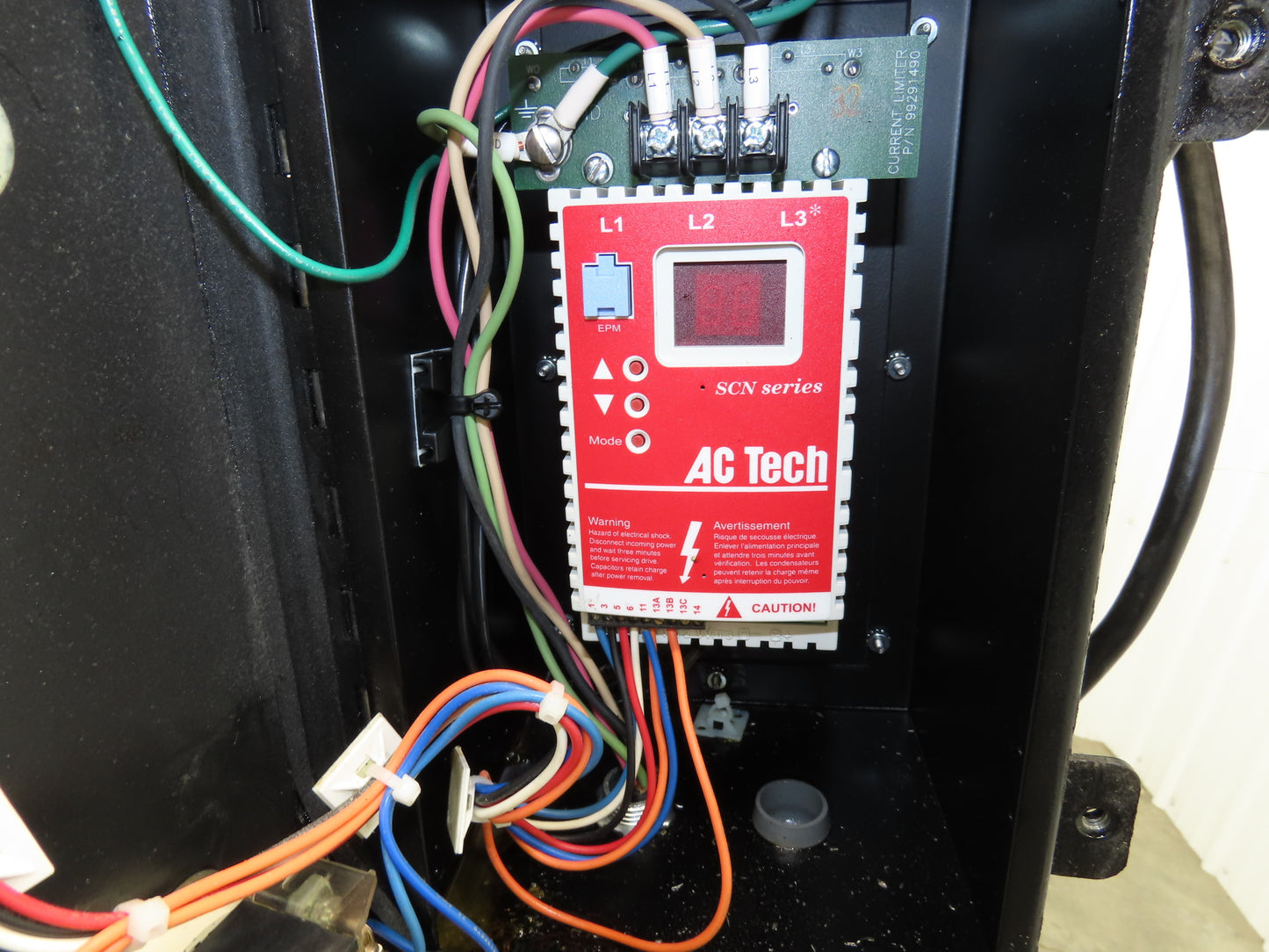 Turbo Chip Conveyor 16"W x 60" Infeed 40-43"H 230/460V 3PH Variable Speed 8'L