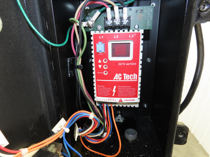 Turbo Chip Conveyor 16"W x 60" Infeed 40-43"H 230/460V 3PH Variable Speed 8'L