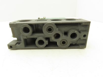 Numatics 34SAD415K013A Solenoid Valve w/ Manifold Block 120V 150 PSI 1/2" NPT