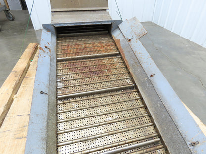 Turbo Chip Conveyor 16"W x 60" Infeed 40-43" Discharge Height  *No Drive*