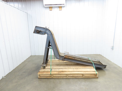 Turbo Chip Conveyor 16"W x 60" Infeed 40-43" Discharge Height  *No Drive*