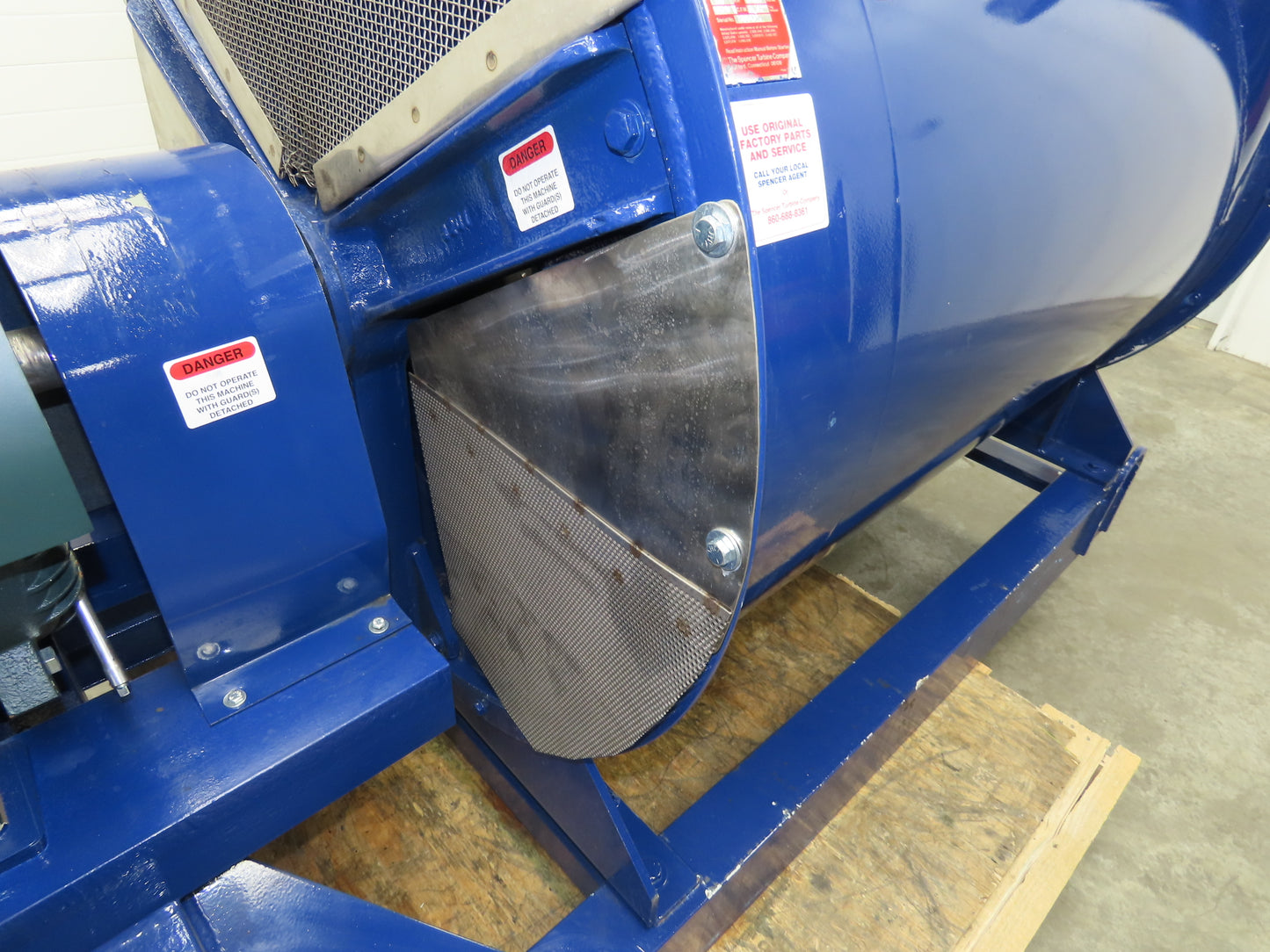 Spencer Centrifugal Multistage Blower Vacuum 1420CFM 10X10" 60Hp 230/460V 3Ph