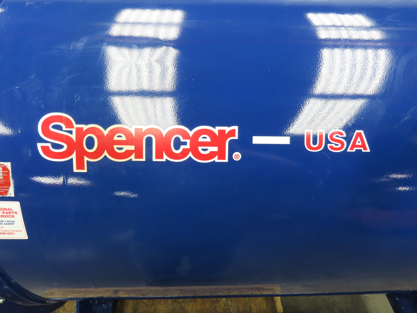 Spencer Centrifugal Multistage Blower Vacuum 1420CFM 10X10" 60Hp 230/460V 3Ph