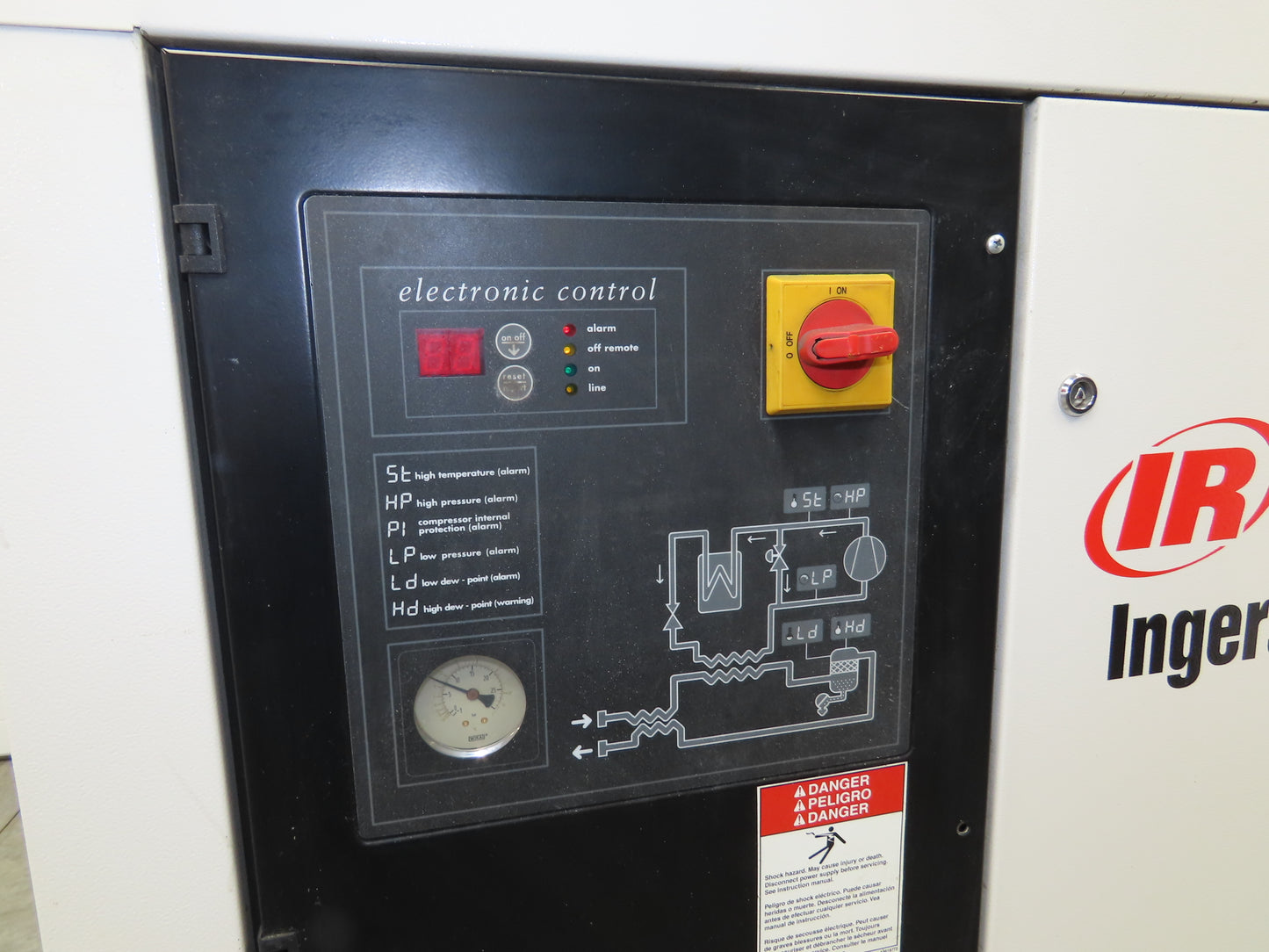 Ingersoll Rand TS1400 Thermo Star Air Compressor Refrigerant Air Dryer 460V 3Ph