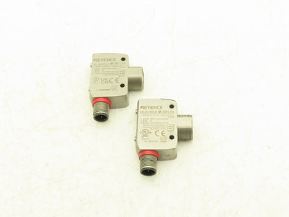 Keyence LR-ZH490CB Laser Proximity Sensor 490mm M12 10-30VDC  Lot of 2