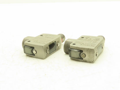Keyence LR-ZH490CB Laser Proximity Sensor 490mm M12 10-30VDC  Lot of 2