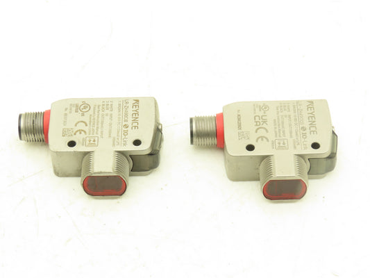 Keyence LR-ZH490CB Laser Proximity Sensor 490mm M12 10-30VDC  Lot of 2