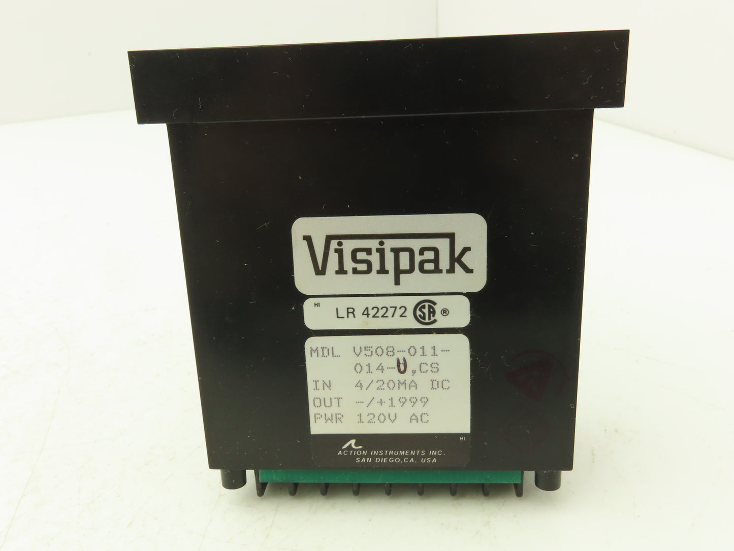 Visipak Digital Process Indicator 120VAC 50/60Hz In 4/20MA DC Out -/+1999