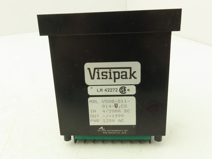 Visipak Digital Process Indicator 120VAC 50/60Hz In 4/20MA DC Out -/+1999