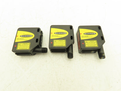 Banner Q5XKLAF2000-Q8 Laser Sensor 95-2000mm 10-30VDC  Lot of 3
