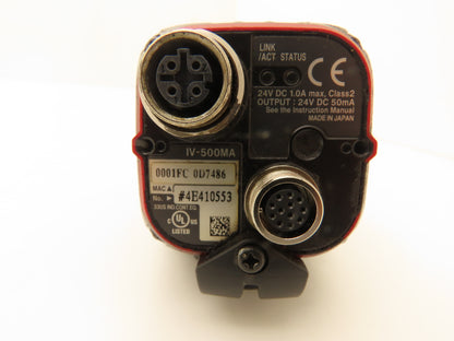 Keyence IV-500MA Vision Sensor Camera Auto Focus Monochrome 24VDC
