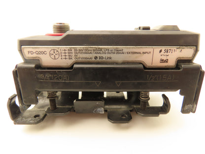 Keyence FD-Q20C Clamp-On Flow Sensor & Mount 1/2" 3/4" Pipe 15A/20A