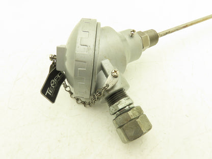 Tempco RTD00727 Temperature Sensor Thermocouple 18" Probe 1/2"npt 100 Ohm