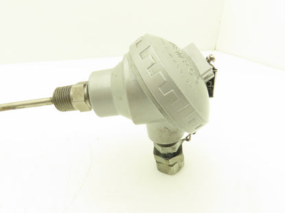 Tempco RTD00727 Temperature Sensor Thermocouple 18" Probe 1/2"npt 100 Ohm