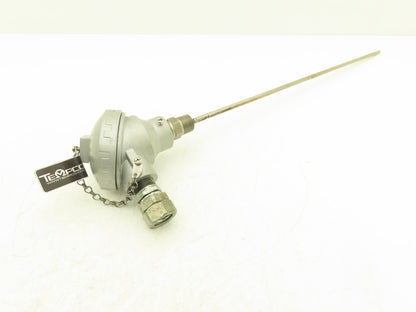 Tempco RTD00727 Temperature Sensor Thermocouple 18" Probe 1/2"npt 100 Ohm