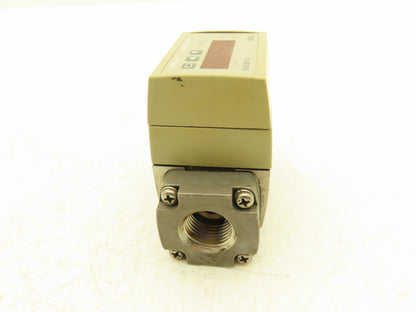 CKD Fluerex WFK5027-15-A5 Karman Vortex Flow Meter Sensor 3-27L/min Rc 1/2"
