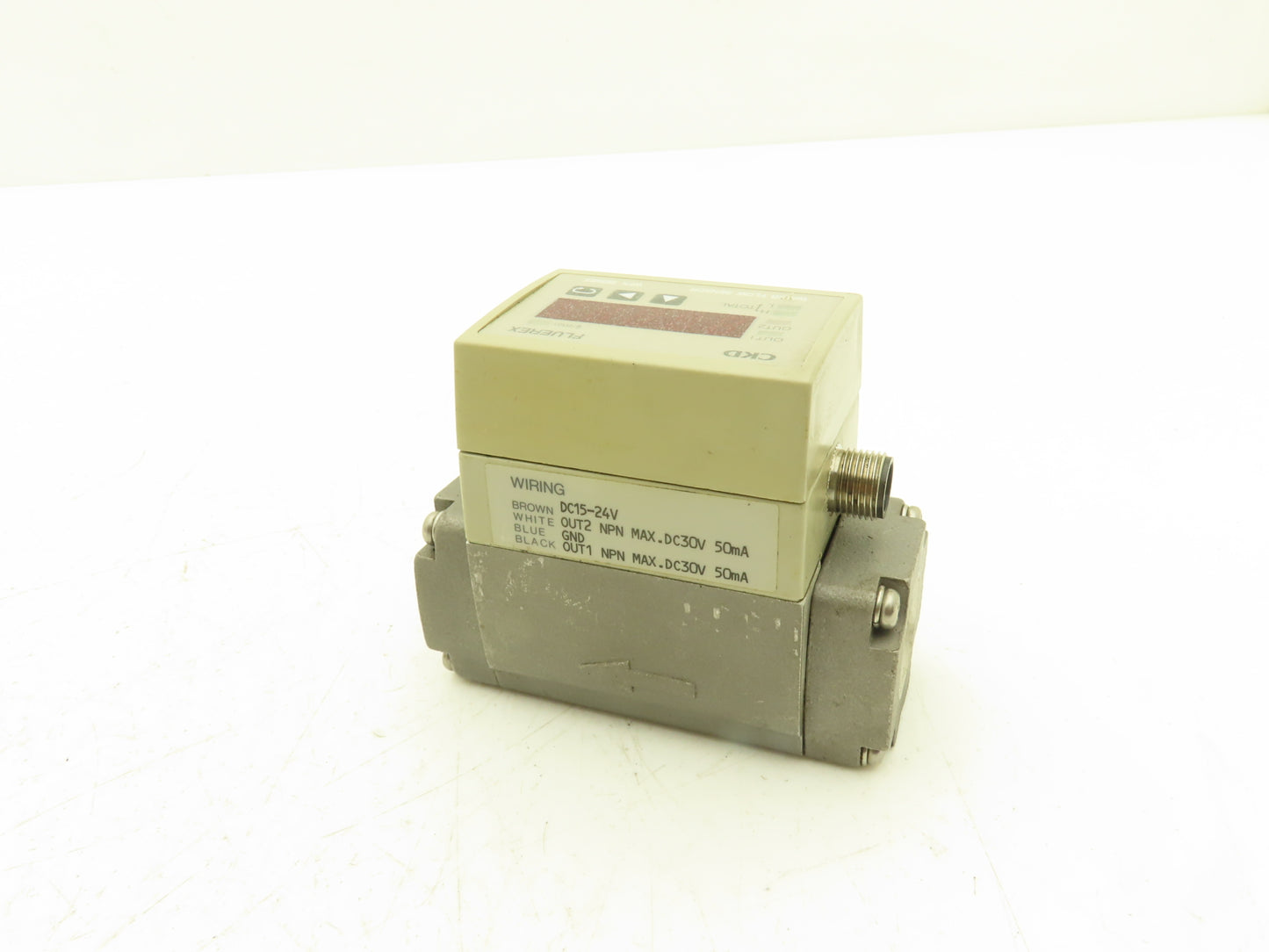 CKD Fluerex WFK5027-15-A5 Karman Vortex Flow Meter Sensor 3-27L/min Rc 1/2"