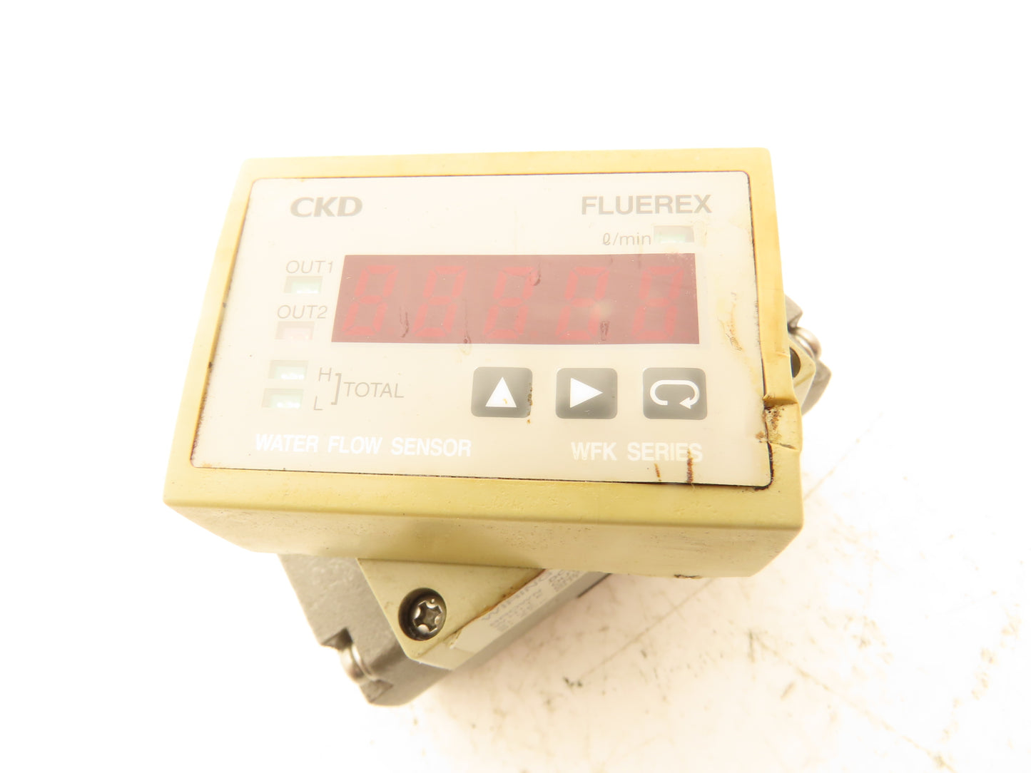 CKD Fluerex WFK5027-15-A5 Karman Vortex Flow Meter Sensor 3-27L/min 1/2"  *Read*