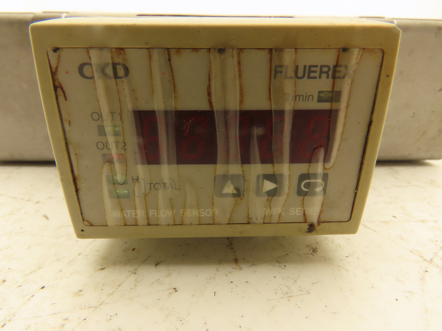 CKD Fluerex WFK7050-20-A5 Karman Vortex Flow Meter Sensor 10-50L/min Rc 3/4"