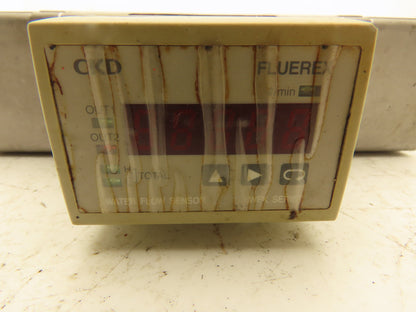 CKD Fluerex WFK7050-20-A5 Karman Vortex Flow Meter Sensor 10-50L/min Rc 3/4"