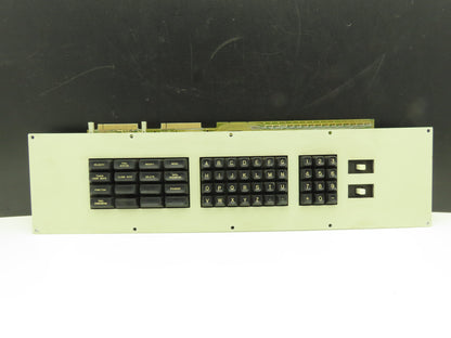 Cincinnati Milacron 3-424-1776A Keyboard with A65-0925-02B-001 Circuit Board