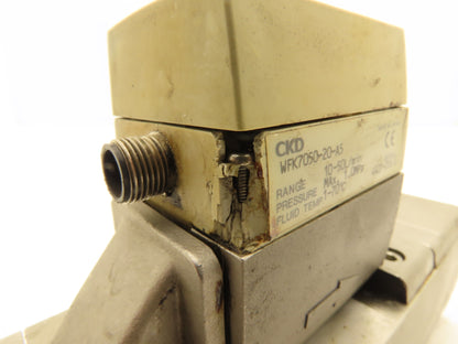 CKD Fluerex WFK7050-20-A5 Karman Vortex Flow Meter Sensor 10-50L/min 3/4" *Read*
