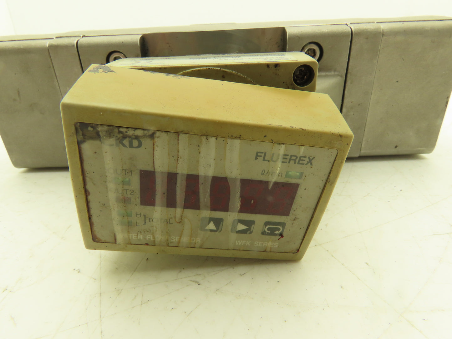 CKD Fluerex WFK7050-20-A5 Karman Vortex Flow Meter Sensor 10-50L/min 3/4" *Read*