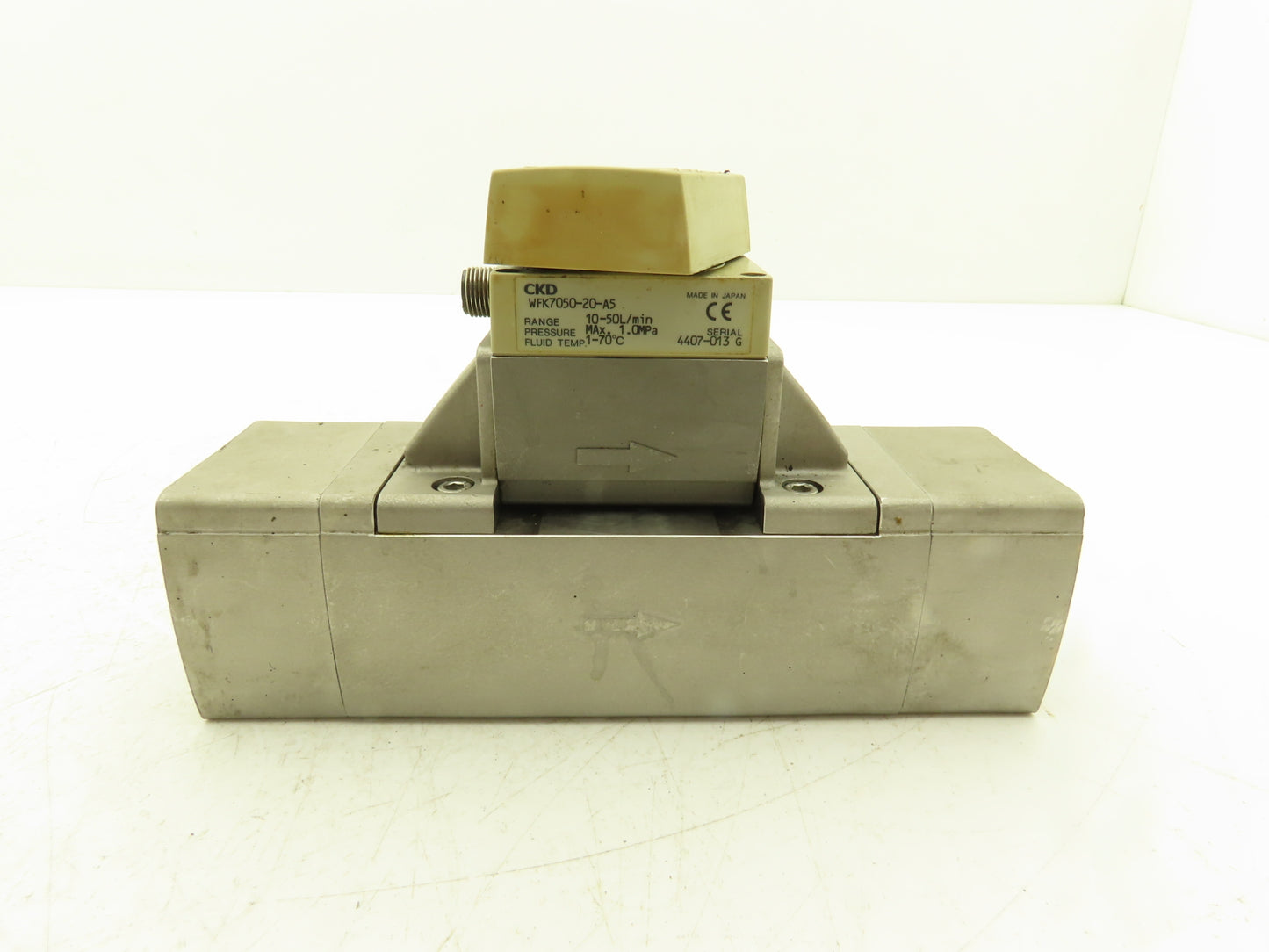 CKD Fluerex WFK7050-20-A5 Karman Vortex Flow Meter Sensor 10-50L/min 3/4" *Read*